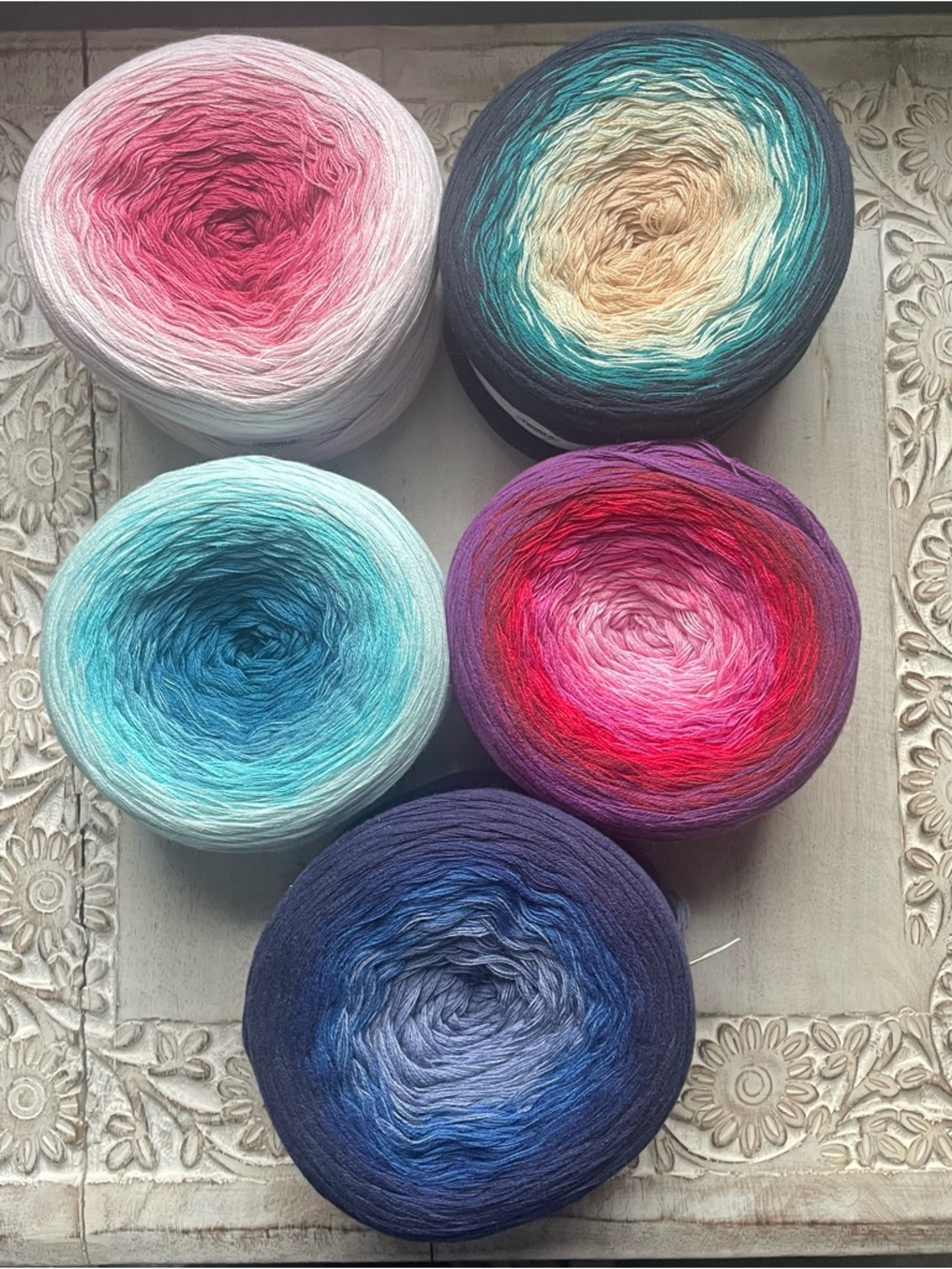 Hobbii Cotton Kings Twirls cotton yarn 5 cakes